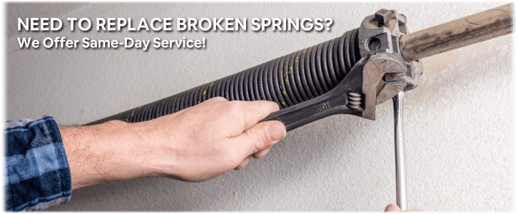 Broken Garage Door Spring Oakley CA